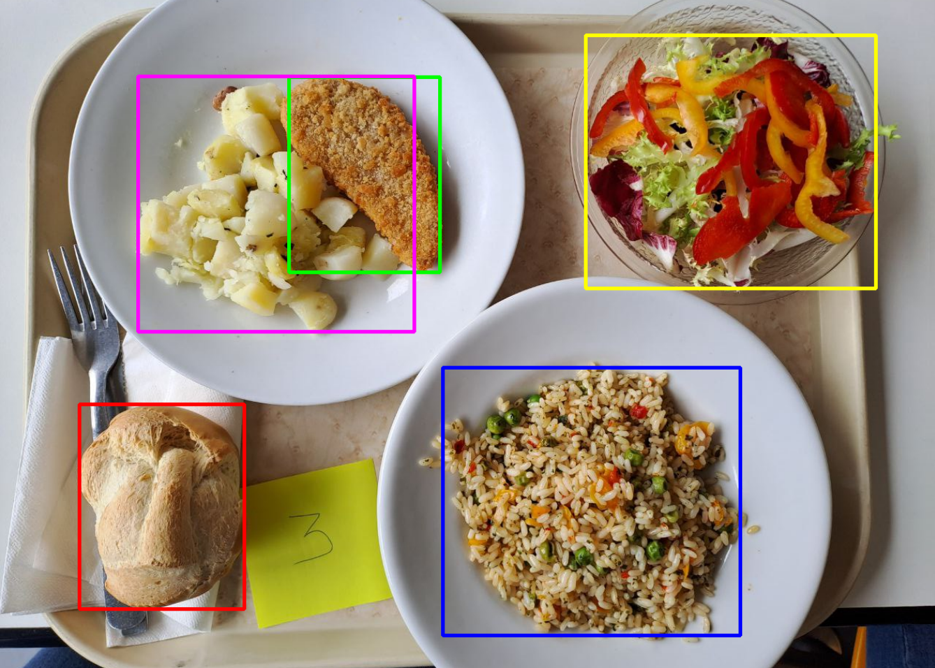 Food recognition and leftover estimation